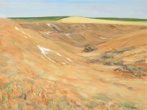 John Davenall TURNER - Peinture - Neil McPherson's Coulee [Spring]