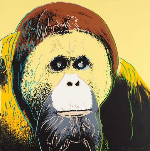 Andy WARHOL - Stampa-Multiplo - Orangutan