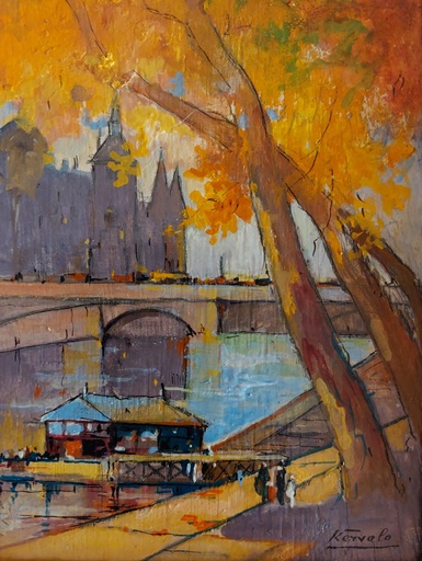 Robert KERVALO - Peinture - Paris - La Conciergerie