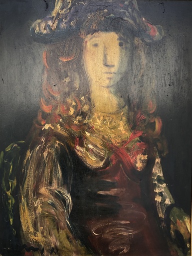 Sylvain VIGNY - Gemälde - Buste de femme