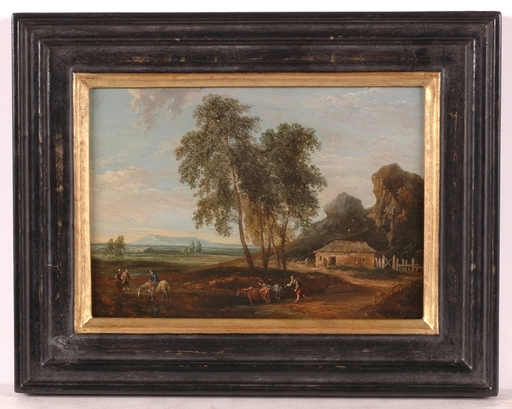 Johann Christian BRAND - Pittura - Oil on Panel