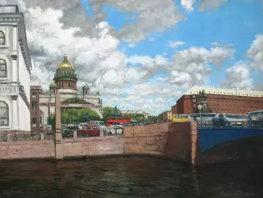 Alexander BEZRODNYKH - Painting - Isaac's Square