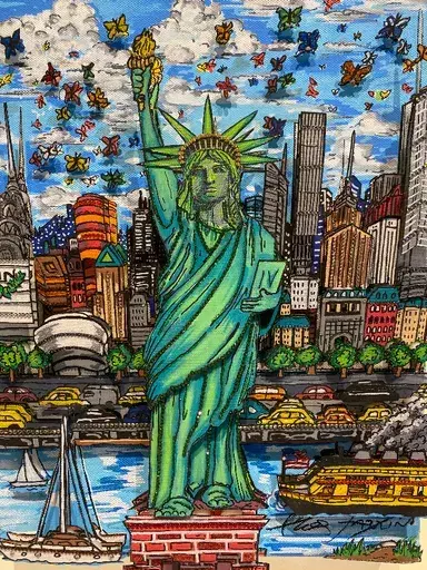 チャールズ・ファジーノ - 绘画 - Liberty pride in N.Y.C