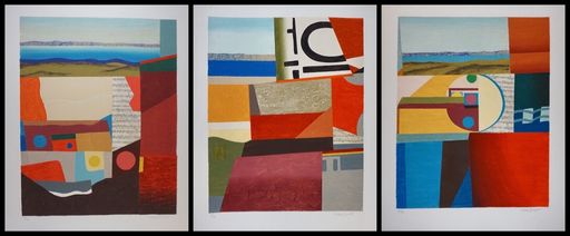 Max PAPART - Estampe-Multiple - Triptych