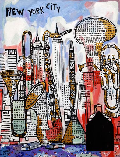 Richard BOIGEOL - Gemälde - New York City