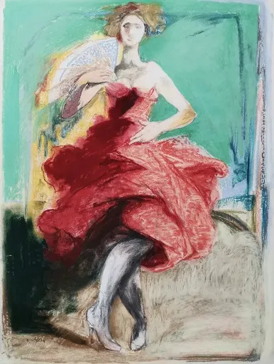 Ennio CALABRIA - Drawing-Watercolor