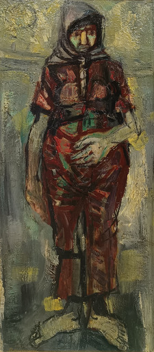Aldo BORGONZONI - Peinture - MONDINA IN AUTUNNO
