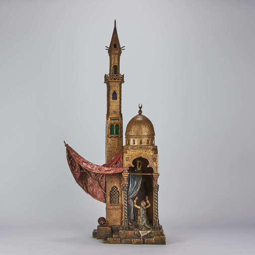 Franz BERGMAN - 雕塑 - Minaret Lamp