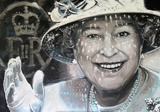 Peter ENGELS - Painting - The Queen