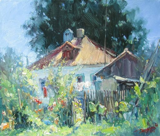 Yuriy DEMIYANOV - Peinture - Sous Citrons Verts