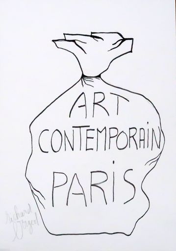 Richard BOIGEOL - Dibujo Acuarela - ART CONTEMPORAIN PARIS 