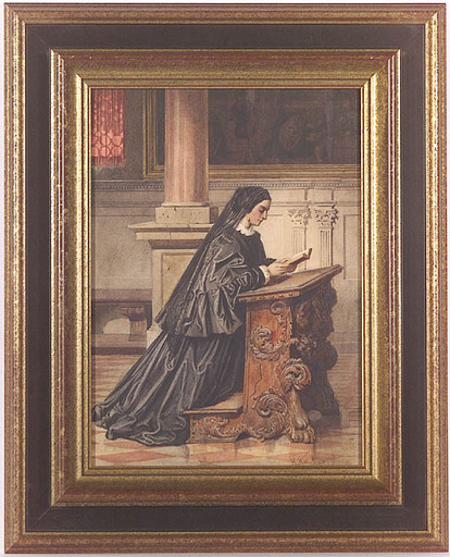 Heinrich REINHART - Dessin-Aquarelle - "Widow" by Heinrich Reinhart, late 19th Century