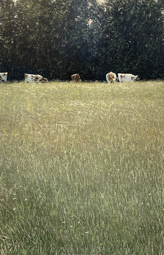 Benoît TRIMBORN - Peinture - Cinq Vaches