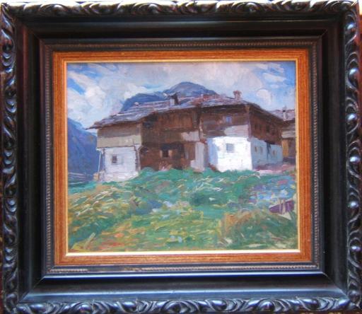 Oskar MULLEY - Painting - Alpine Scene
