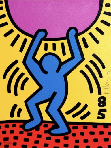 Keith HARING - Stampa-Multiplo - International Youth Year