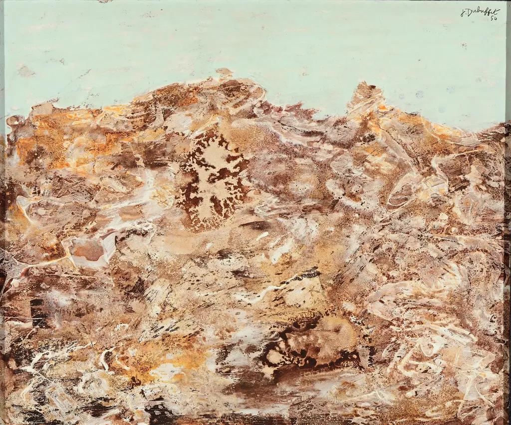 Paysage blond au ciel vert clair by | Jean DUBUFFET | buy art 