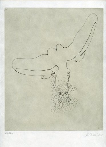 Hans BELLMER - Print-Multiple - GRAVURE 1973 SIGNÉE AU CRAYON NUM/40 HANDSIGNED ETCHING 