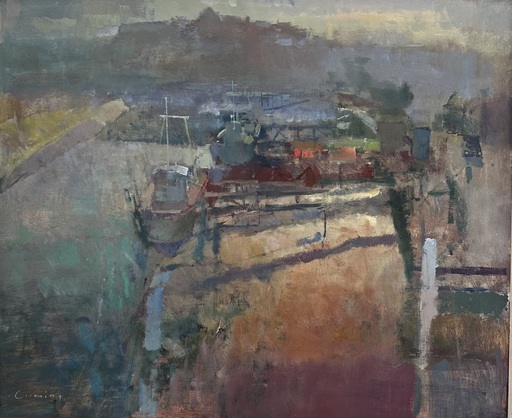 Fred CUMING - Gemälde - Rye Harbour 
