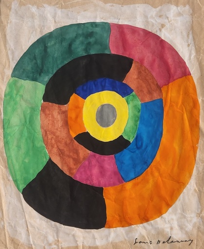 Sonia DELAUNAY - Drawing-Watercolor - Untitled 
