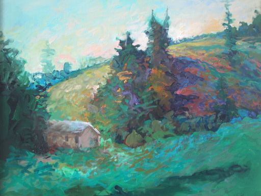 Jerrold BALLAINE - Gemälde - Coleman Valley