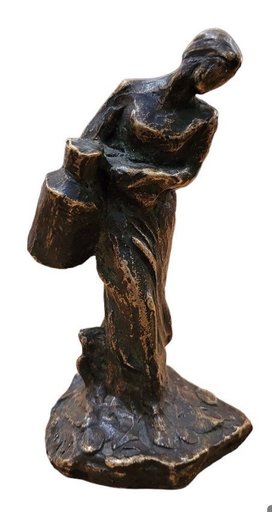 Aimé-Jules DALOU - Skulptur Volumen - La porteuse de lait 