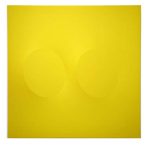 Turi SIMETI - Peinture - 2 ovali gialli