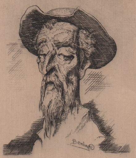 Angeles BENIMELLI - Print-Multiple - Old Don Quixote