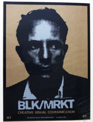 Dave KINSEY - Druckgrafik-Multiple - BLK/MRKT - 10 Year Anniversary