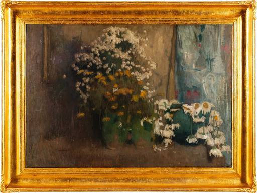 Alfons KARPINSKI - Painting - The Wildflowers