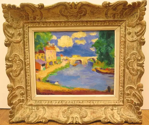 Charles KVAPIL - Painting - Paysage 