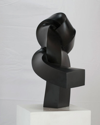 Stephan MARIENFELD - Sculpture-Volume -  Twist II - Bronze black 