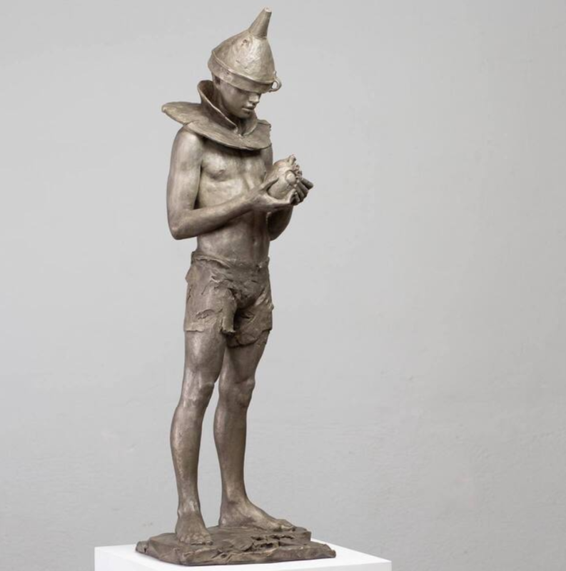 CODERCH & MALAVIA - Skulptur Volumen - The Little Tin Man (silver nitrate patina)
