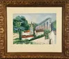 Ossip ZADKINE - Drawing-Watercolor - Le Village à l'Aqueduc
