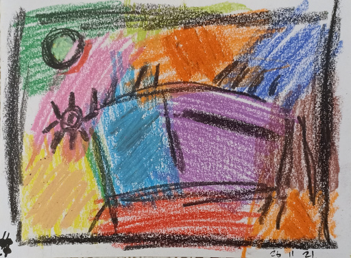 Harry BARTLETT FENNEY - Drawing-Watercolor - bison (27 11 21)