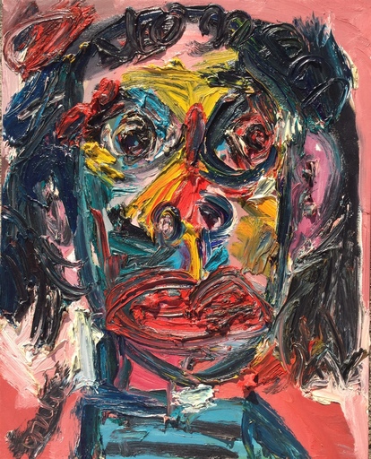 Thierry LOULÉ - Gemälde - 45 secondes avant de peindre