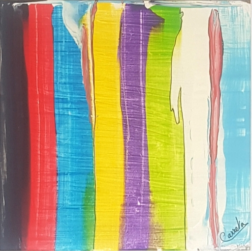 James CARRETA - Painting - le choix des couleurs 