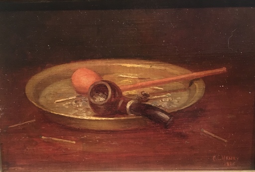 Edward Lamson HENRY - Gemälde - Pipes and matches