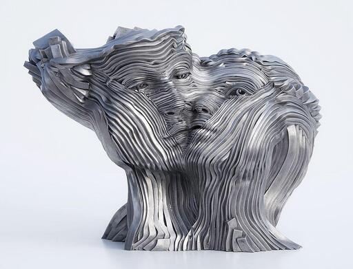 Gil BRUVEL - Skulptur Volumen - Flowing
