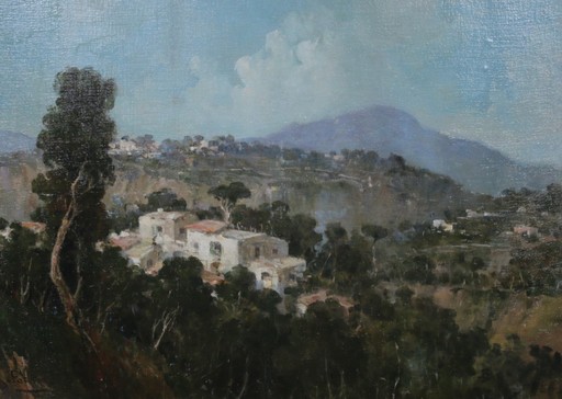 Achille FORMIS BEFANI - Painting - Tuscan Landscape