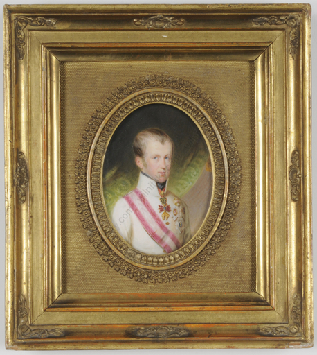 Alois VON ANREITER - Miniatura - "Archduke Ferdinand, future Kaiser Ferdinand II" 