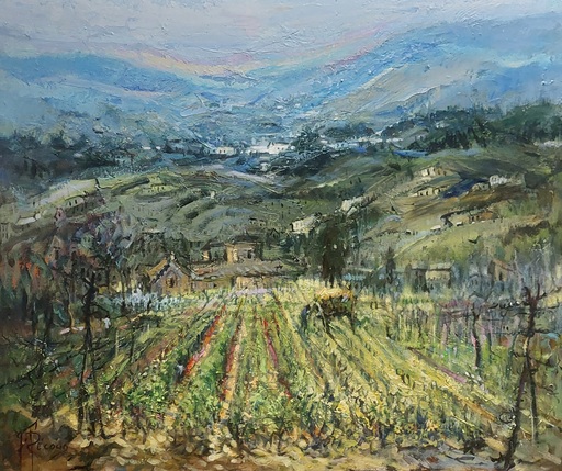 Gilbert PECOUD - Gemälde - Mont du lyonnais