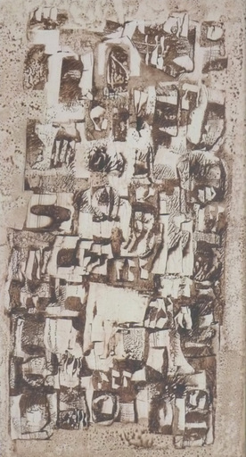 Lili ORSZAG - Pintura - Brown Abstraction - The Walls