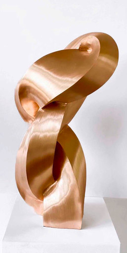 Stephan MARIENFELD - Sculpture-Volume - Twist Bronze gebürstet