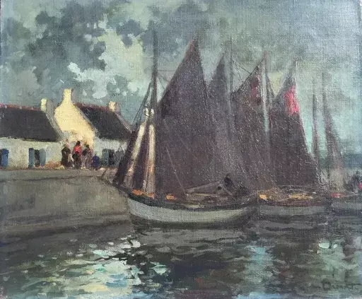 Pierre Jean DUMONT - Gemälde - MARINE