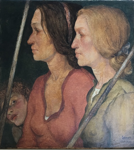 Nikolaas Mathijs EEKMAN - 绘画 - Deux jeunes femmes